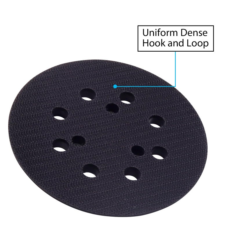 SHUTTLE GENIUS 5"" Replacement Sander Pad for Makita, 5 Inch 8 Hole Hook and Loop Sander Pads for Makita BO5010, BO5030K, BO5031K Compatible with DeWalt D26451,D26453, Porter Cable 382(1 Pack) - Image 5